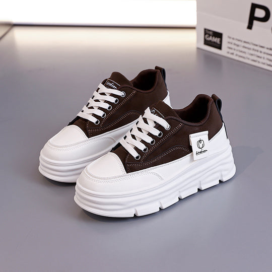 Damen Modische Chunky Sneakers mit erhöhtem Komfort und rutschfester Sohle R&B