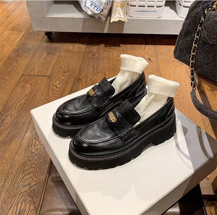 Damen Mokassins mit modischem Riemen und elegantem Metallakzent R&B