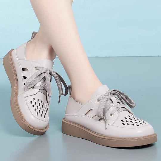 Damen Sportliche Sneaker mit atmungsaktivem Obermaterial und modischen Cut-Outs R&B