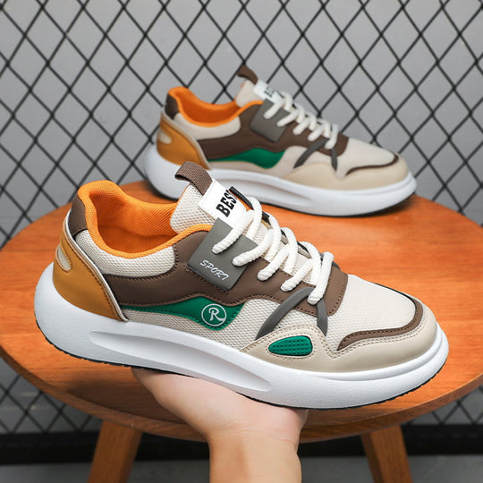 Herren Sportliche Freizeit-Sneaker mit atmungsaktiver Mesh-Oberfläche und rutschfester Sohle R&B