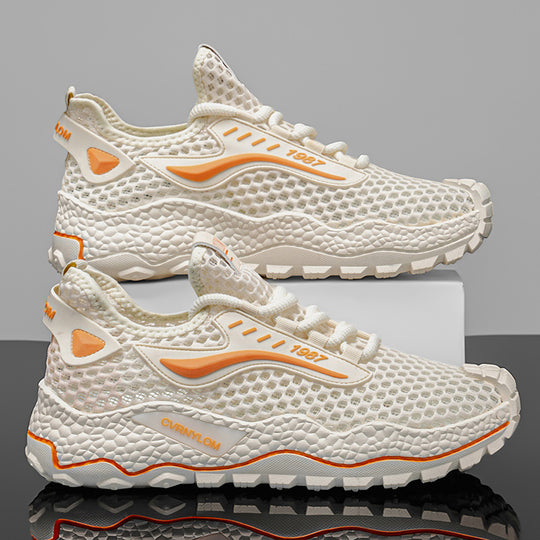 Damen Sportliche Mesh-Laufschuhe mit rutschfester Sohle R&B