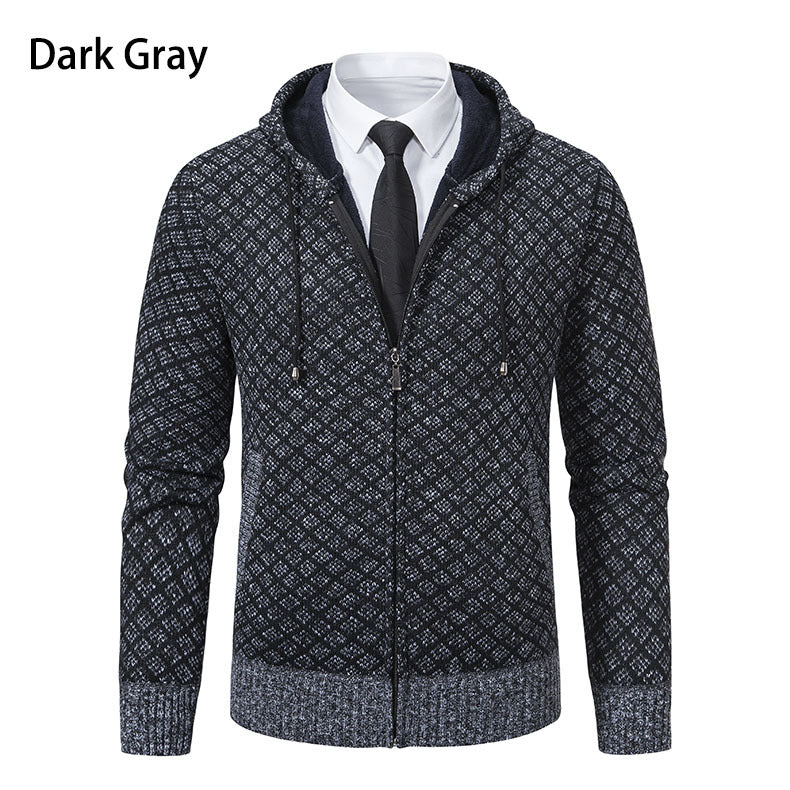 Herren Kapuzenjacke mit strukturiertem Design und eleganten Akzenten R&B