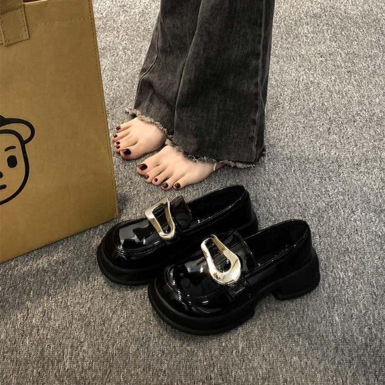 Damen Komfortable Slipper mit glänzender Schnallenverzierung R&B