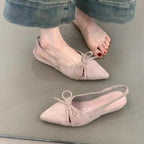 Damen elegante Slipper mit dekorativem Schlaufenakzent und komfortabler Sohle R&B