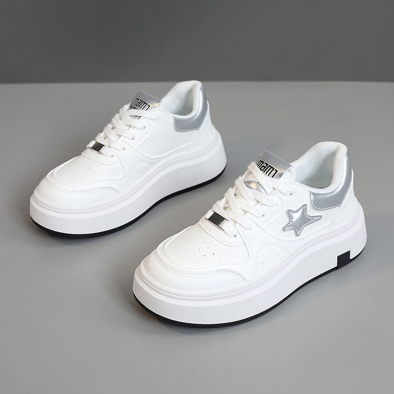 Damen Modische Plateausneaker mit sportlichem Design und atmungsaktiven Materialien R&B