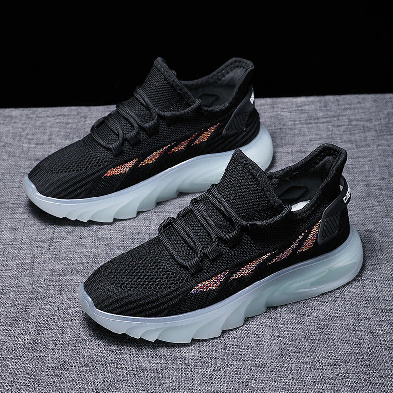 Damen Sportliche Freizeit Sneakers mit atmungsaktiver Mesh-Oberfläche und dämpfender Sohle R&B