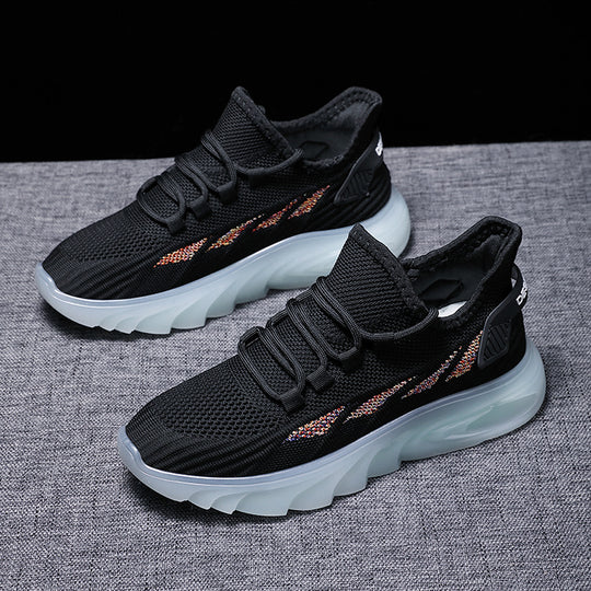 Damen Sportliche Freizeit Sneakers mit atmungsaktiver Mesh-Oberfläche und dämpfender Sohle R&B