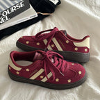 Damen Sneakers mit floralem Design und atmungsaktiver Oberfläche R&B