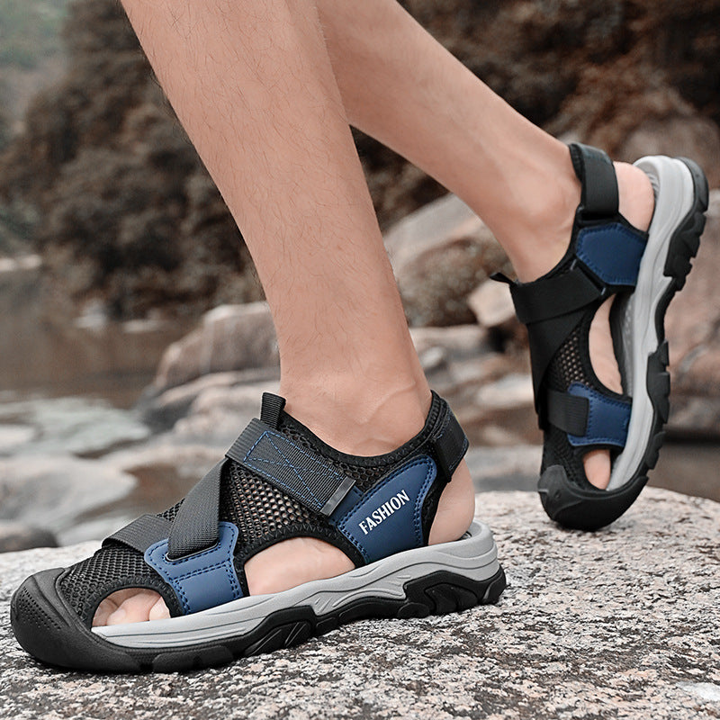 Damen Atmungsaktive Sport-Sandalen mit rutschfester Sohle und verstellbaren Riemen R&B