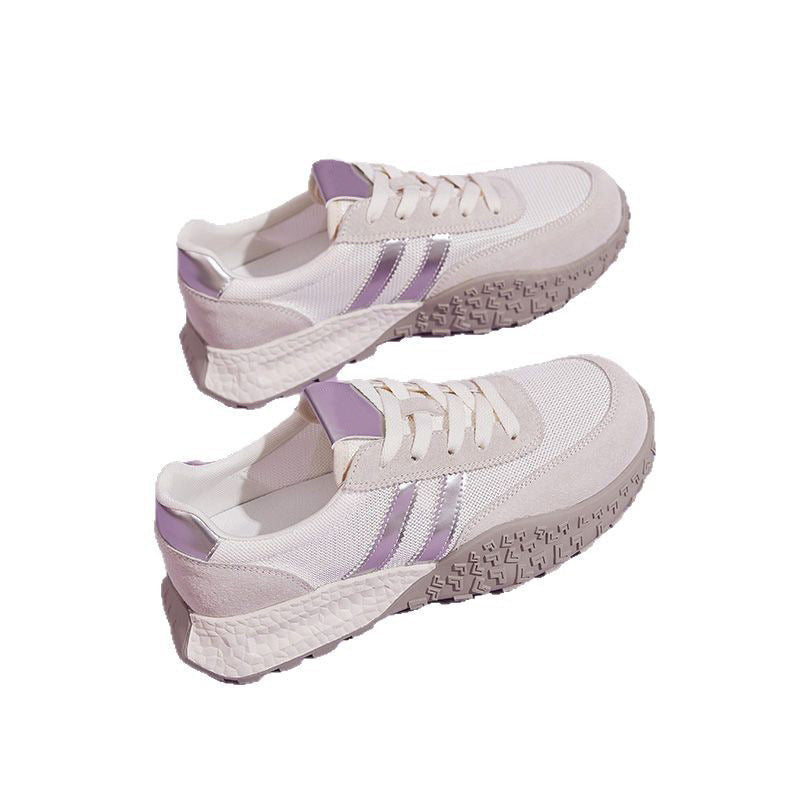 Damen Trendige Plateau-Sneaker mit atmungsaktivem Obermaterial und rutschfester Sohle R&B
