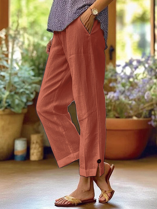 Damen Bequeme Sommerhose R&B