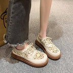 Damen Komfortable Freizeit Sneakers mit atmungsaktiver Oberflächenstruktur