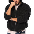 Herren Fleecejacke mit Kapuze und praktischem Reißverschluss R&B