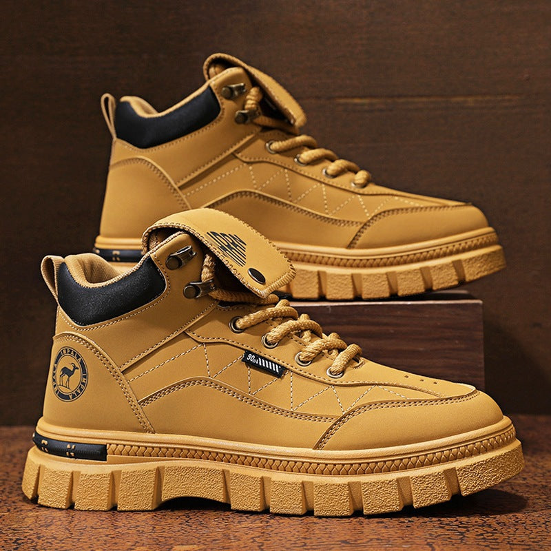 Damen robuste High-Top Stiefel mit verstärkter Sohle R&B