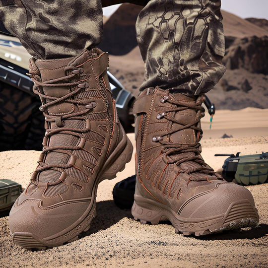 Herren Multifunktionale Trekkingstiefel mit rutschfester Sohle und hohem Knöchelschutz R&B