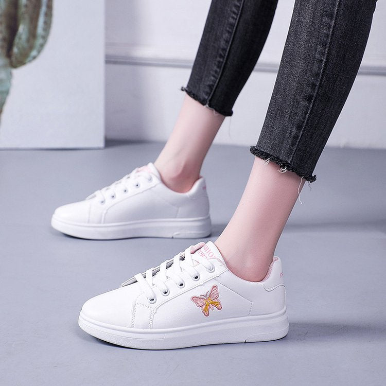 Damen Sneakers mit stilvollem Schmetterlingsmotiv und bequemer Sohle R&B