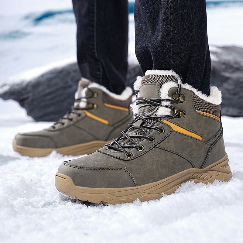 Damen Sportliche Winterstiefel mit isolierendem Innenfutter