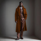 Herren eleganter Wollmantel R&B
