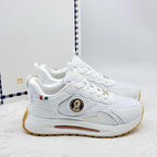 Damen Komfortable Lifestyle Sneakers mit modischem Design und atmungsaktiver Oberflächenstruktur