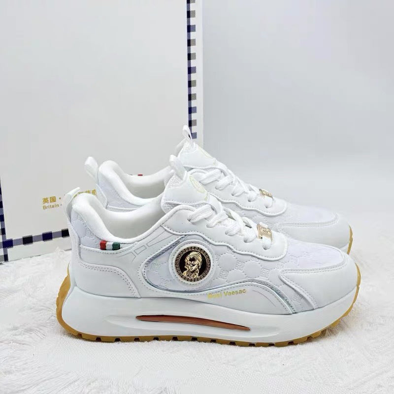 Damen Komfortable Lifestyle Sneakers mit modischem Design und atmungsaktiver Oberflächenstruktur