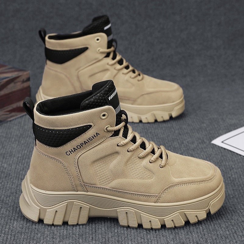 Damen Outdoor High-Top Sneakers mit rutschfester Sohle und atmungsaktivem Obermaterial R&B