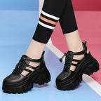 Damen trendige Plateau-Sneaker R&B