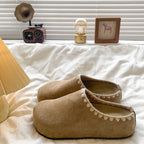 Damen Komfortable Filzclogs mit elegantem Riemen und weichem Innenfutter R&B