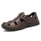 Damen Bequeme Sandalen mit verstellbarem Riemen und rutschfester Sohle R&B