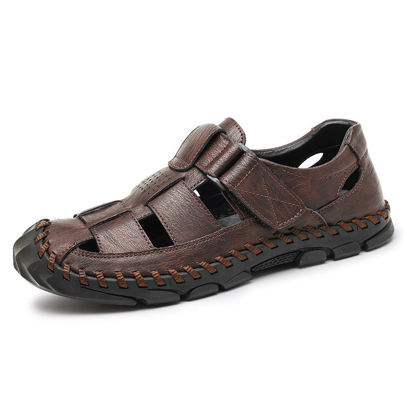 Damen Bequeme Sandalen mit verstellbarem Riemen und rutschfester Sohle R&B