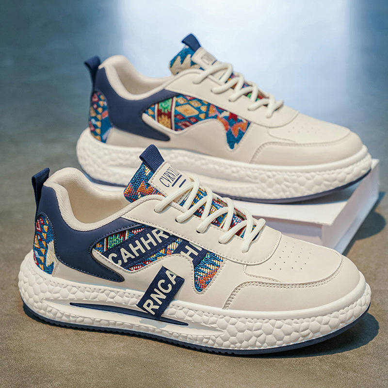 Damen modische Sneakers mit innovativem Obermaterial und strukturierter Sohle R&B