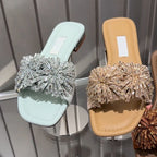 Damen Glamouröse Sandalen mit funkelndem Pailletten-Akzent R&B
