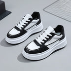 Damen Platform-Sneaker mit atmungsaktiver Mesh-Oberfläche und modischer Sohle R&B