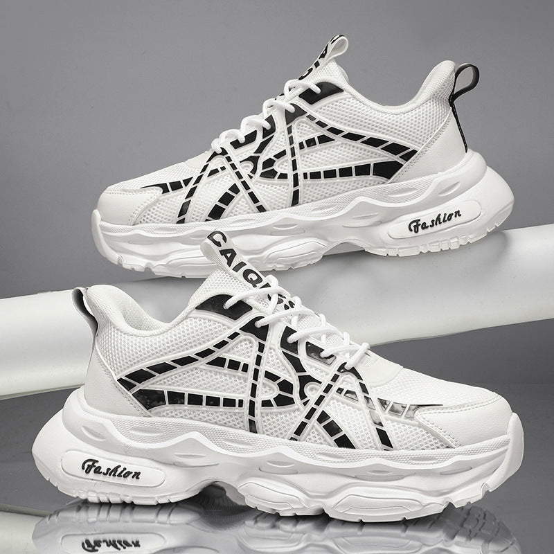 Damen Sportliche und moderne Sneaker mit atmungsaktiver Mesh-Oberfläche und dämpfender Sohle R&B