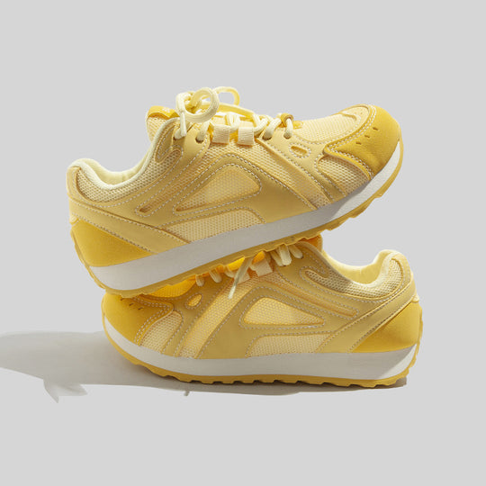 Damen Sportliche Sneakers mit atmungsaktiver Oberflächenstruktur und rutschfester Gummisohle R&B