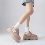 Damen Plateau-Sneakers mit sportlichem Design von R&B