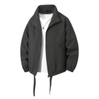 Herren leichte Freizeitjacke mit elastischen Bündchen und praktischen Taschen