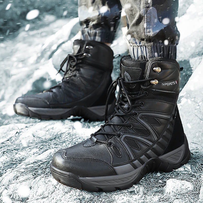 Damen Isolierte Winterstiefel mit rutschfester Sohle und wärmendem Innenfutter R&B