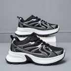 Damen Sportliche Sneakers mit atmungsaktiver Mesh-Oberfläche und stabilisierender Sohle R&B