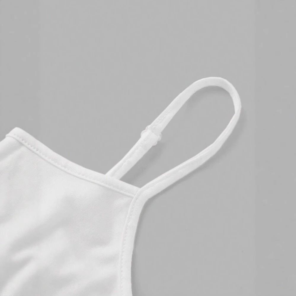 Damen Crop-Top mit kreativem Kartenspiel-Motiv R&B