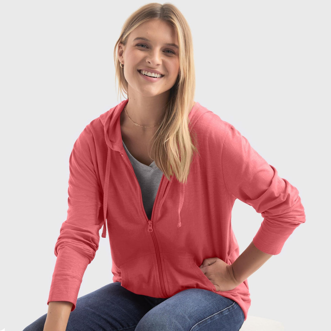 Damen Kapuzenjacke aus atmungsaktivem Material R&B