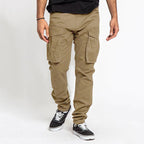 Herren modische Cargo-Hose mit multifunktionalen Taschen und elastischem Bund R&B