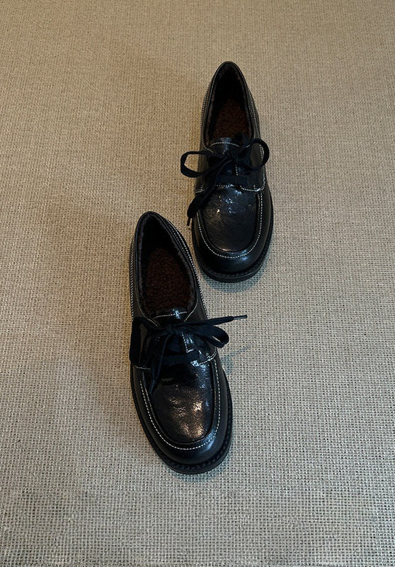 Damen Schnürschuhe mit hochwertigem Leder und komfortabler Innensohle R&B