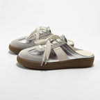 Damen Clogs mit sportlichem Schnürsystem und ergonomischem Fußbett R&B