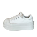 Damen Plattform-Sneaker mit atmungsaktiver Oberfläche und modischem Design