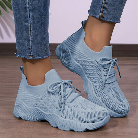 Damen Hohe Sneaker mit atmungsaktivem Obermaterial und gedämpfter Laufsohle R&B