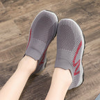 Damen Atmungsaktive Sneaker mit elastischem Einstieg und rutschfester Sohle R&B