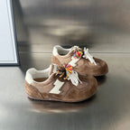 Damen Sportliche Freizeitsneakers mit farbigen Akzenten und atmungsaktiven Einsätzen R&B