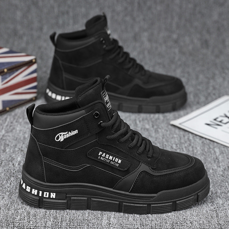 Damen Modische High-Top Sneakers mit dämpfendem Sohlenprofil und strapazierfähigem Obermaterial