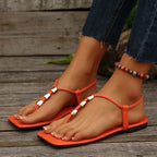 Damen Zehentrenner Sandalen mit eleganten Akzenten R&B