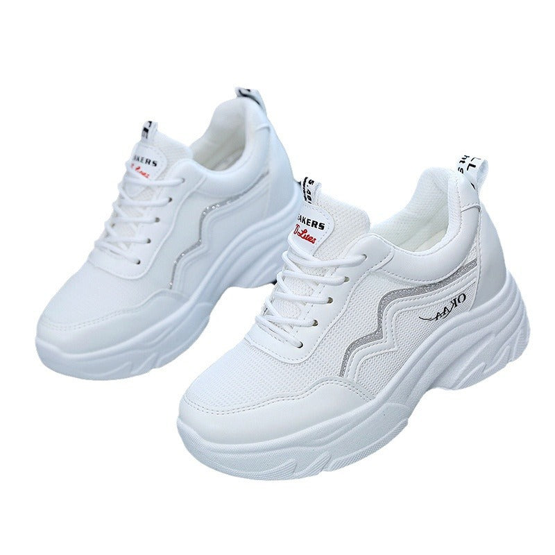 Damen Sportliche Plattform Sneakers mit atmungsaktiven Eigenschaften und rutschfester Sohle R&B